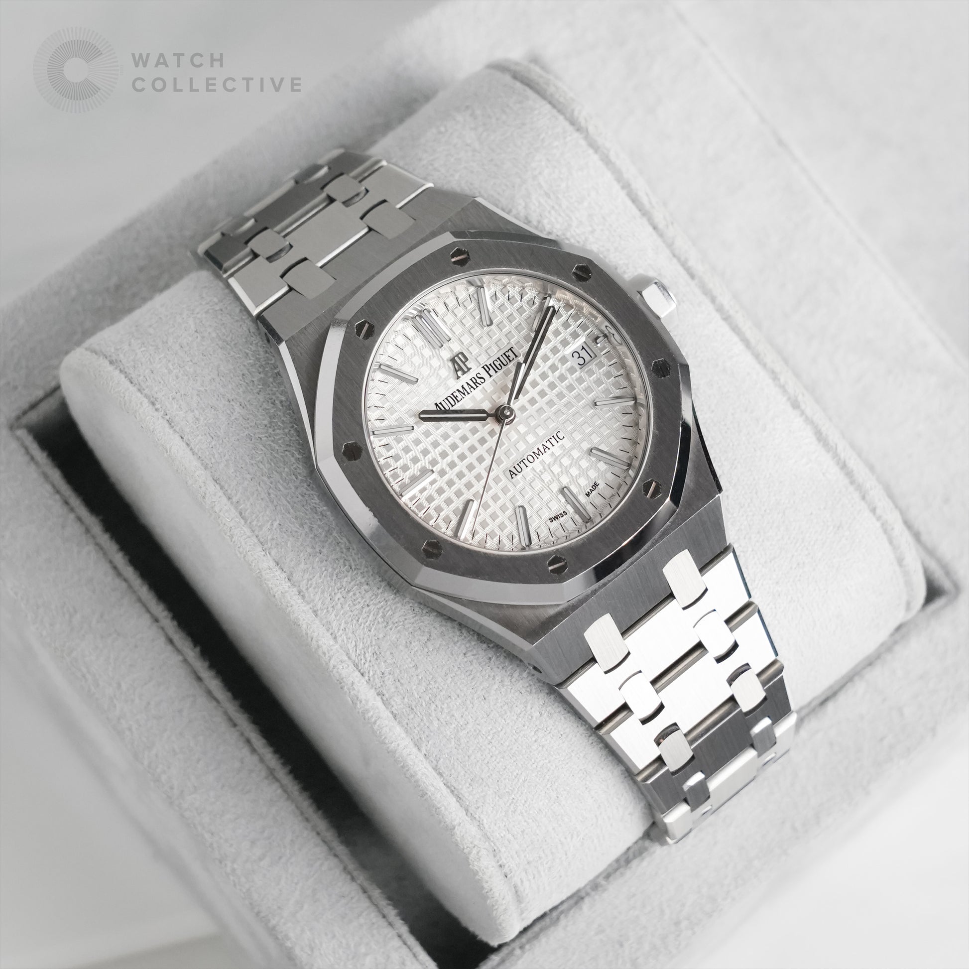 Audemars Piguet Royal Oak 15450ST 37mm White Dial Watch Collective