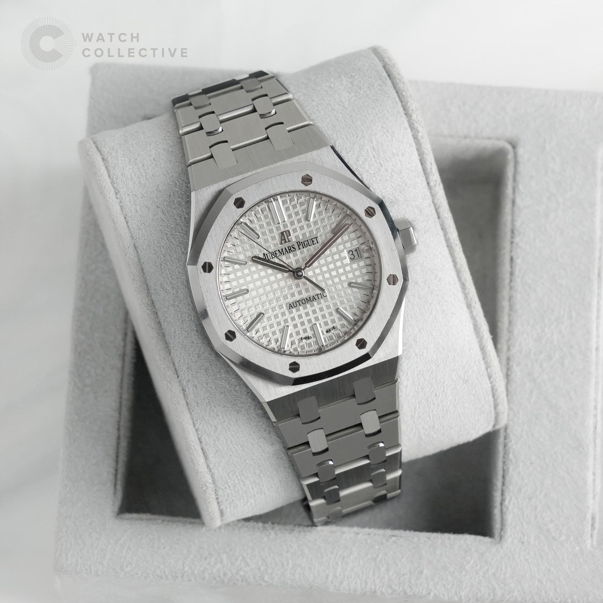 Audemars Piguet Royal Oak 15450ST 37mm White Dial Watch Collective