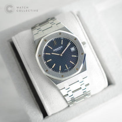 Audemars Piguet Royal Oak blue dial 39mm automatic 15202ST