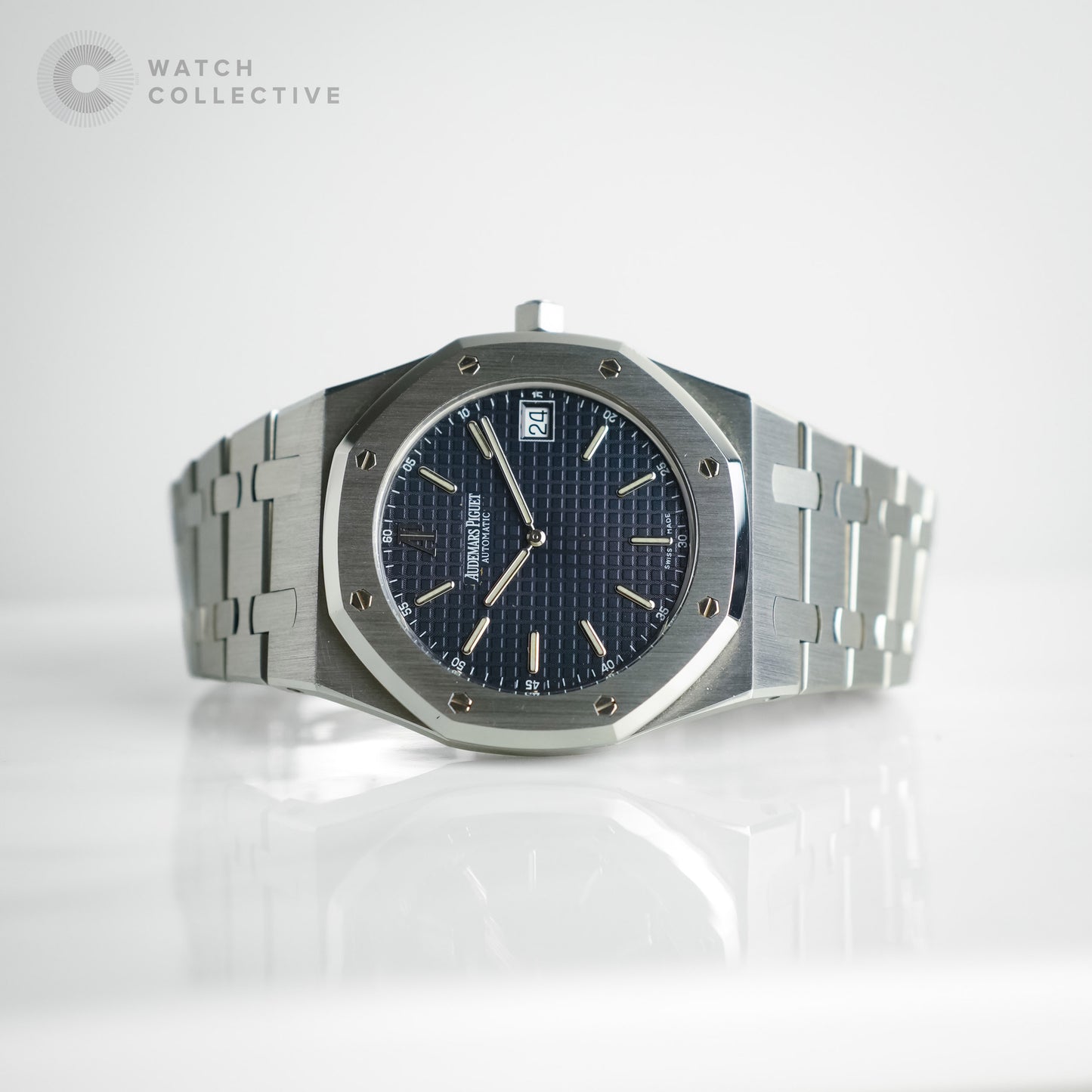Audemars Piguet Royal Oak blue dial 39mm automatic 15202ST