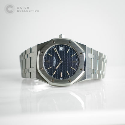 Audemars Piguet Royal Oak blue dial 39mm automatic 15202ST