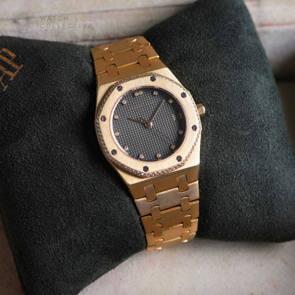 Audemars Piguet Royal Oak Gold 36 Diamond Dial 4153BA