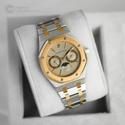 Audemars Piguet Royal Oak Owl Day-Date Moonphase Two-Tone 25594SA | AP Printed Archives + AP Service Papers