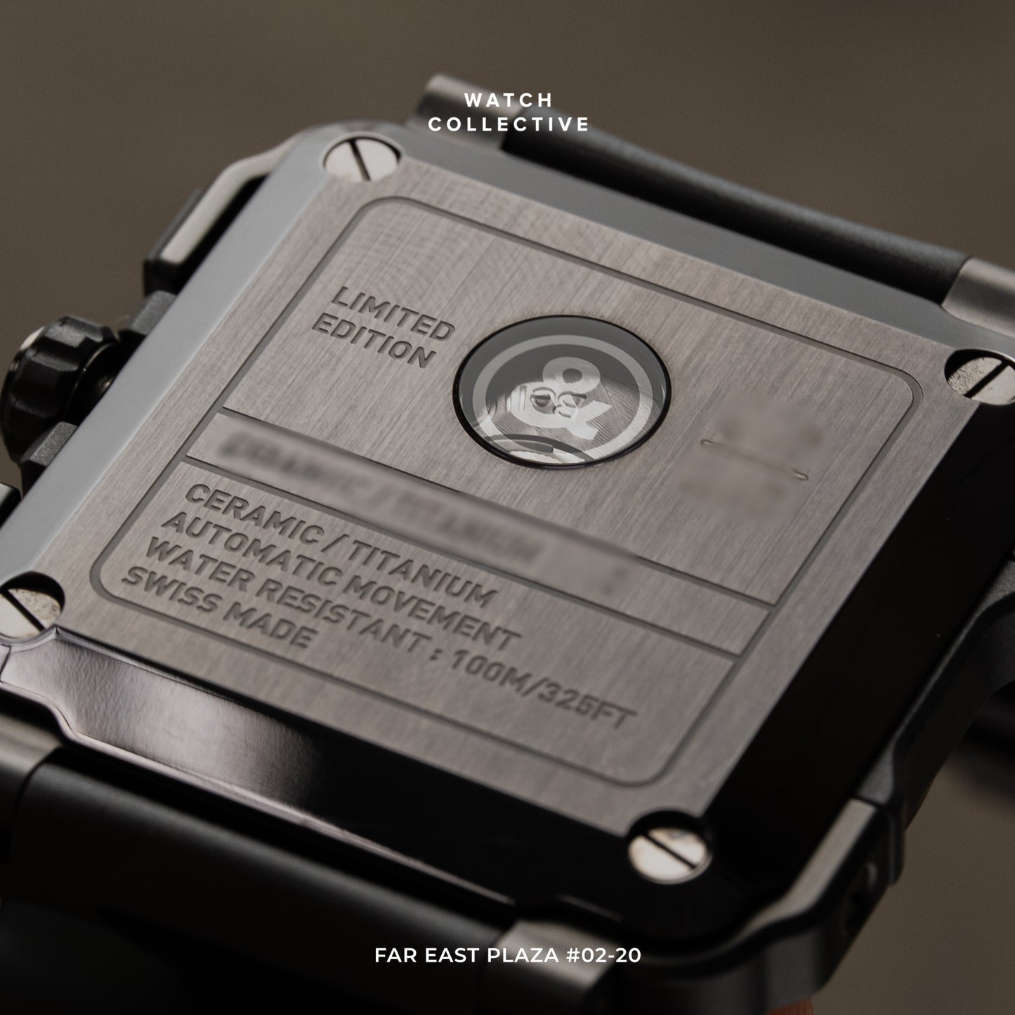 Bell & Ross Black Titanium Phantom Chronograph 45mm automatic