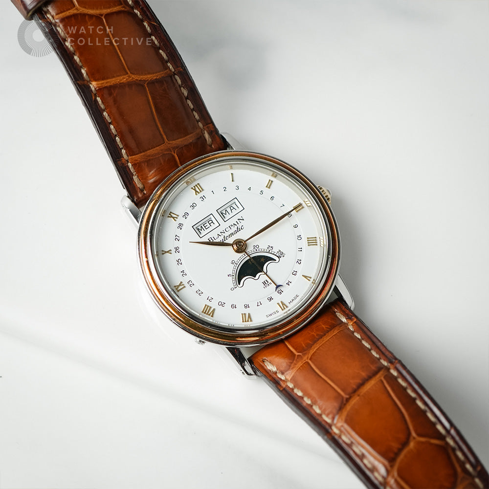 Blancpain Villeret Moonphase 18k Rose Gold Automatic 6595-1318-58