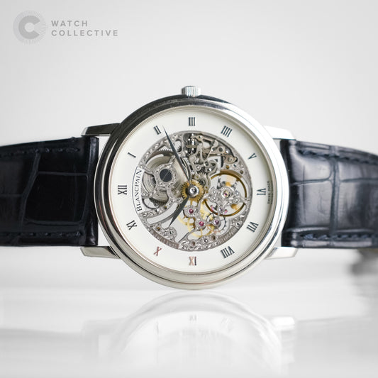 Blancpain Villeret skeleton in platinum 34mm manual 0021
