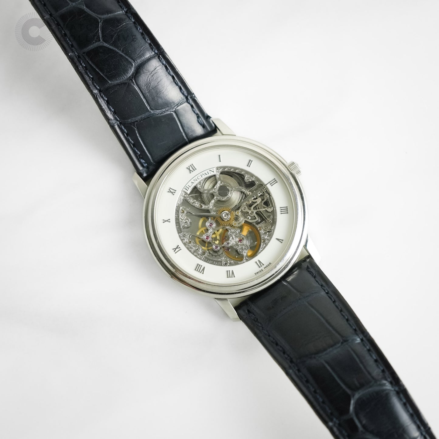 Blancpain Villeret skeleton in platinum 34mm manual 0021