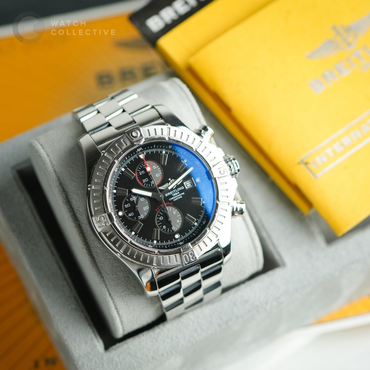 Breitling Super Avenger Black Dial A13370