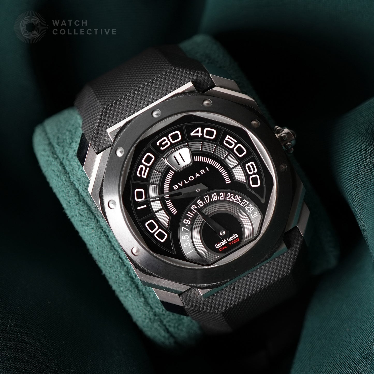 Bvlgari Octo Bi-Retrograde Jumping Hour by Gerald Genta BGO43BSCVDBR | Complete Set