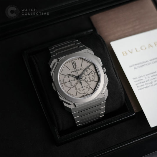 Bvlgari Octo Finissimo Sketch Chronograph 10th Anniversary 103673 | Limited Edition, Complete Set