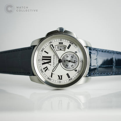 Cartier Calibre De Cartier Stainless steel white dial 42mm automatic 3389