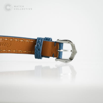 Cartier Baignoire 18k White Gold AM Diamonds 23mm Quartz 1955