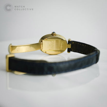 Cartier Baignoire 18k Yellow Gold Hidden Clasp Quartz 20mm W1514857