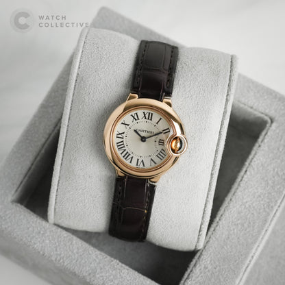 Cartier Ballon Bleu Rose Gold/Steel Diamond Dial 3009