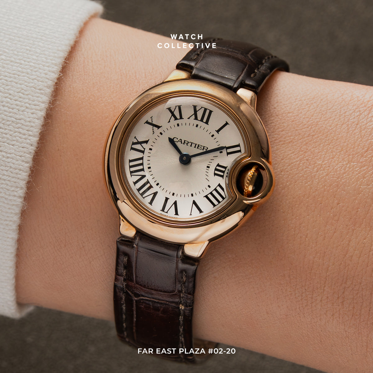 Cartier Ballon Bleu 18k Rose Gold 28mm 3007 Complete set 2013
