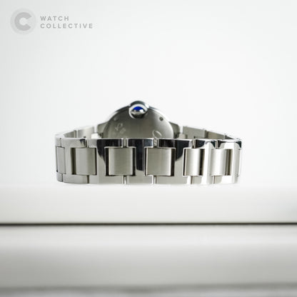 Cartier Ballon Bleu Silver Diamond Dial 3009