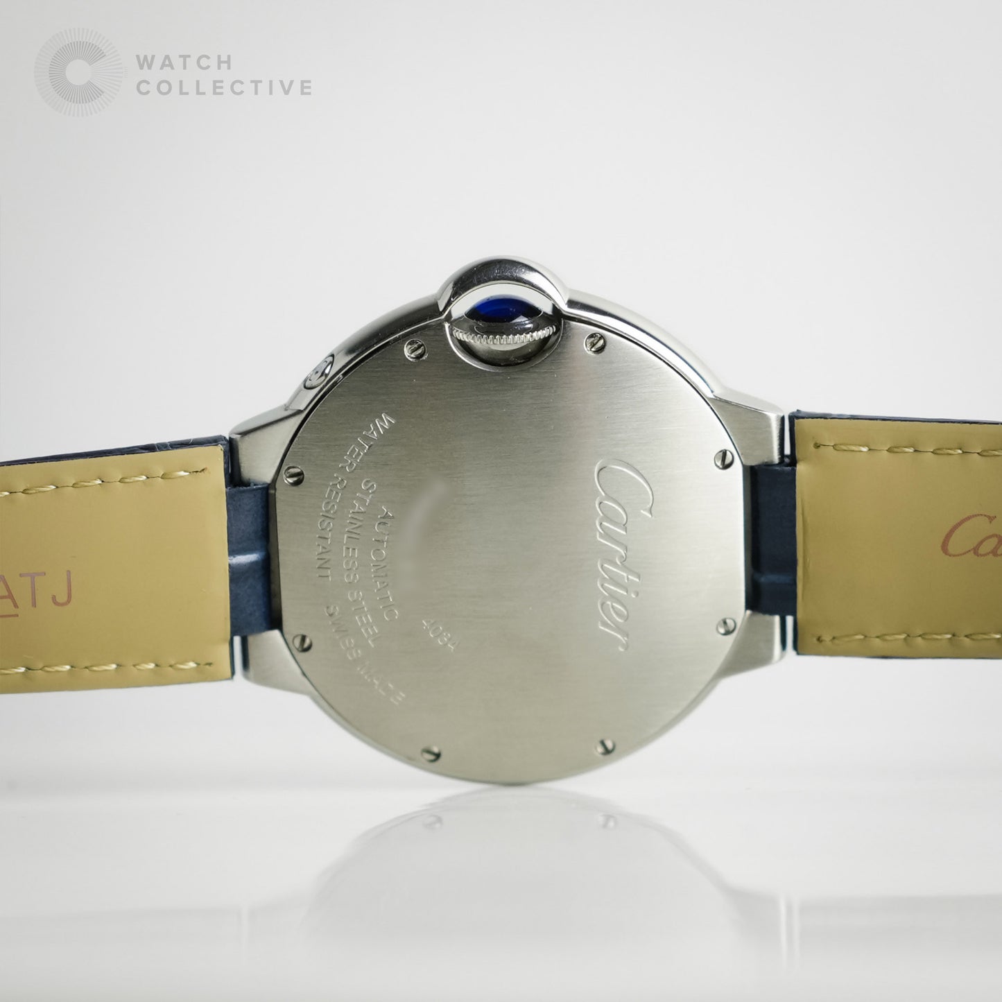 Cartier Ballon Bleu Moonphase Steel Silver Dial 37mm Automatic WSBB0020