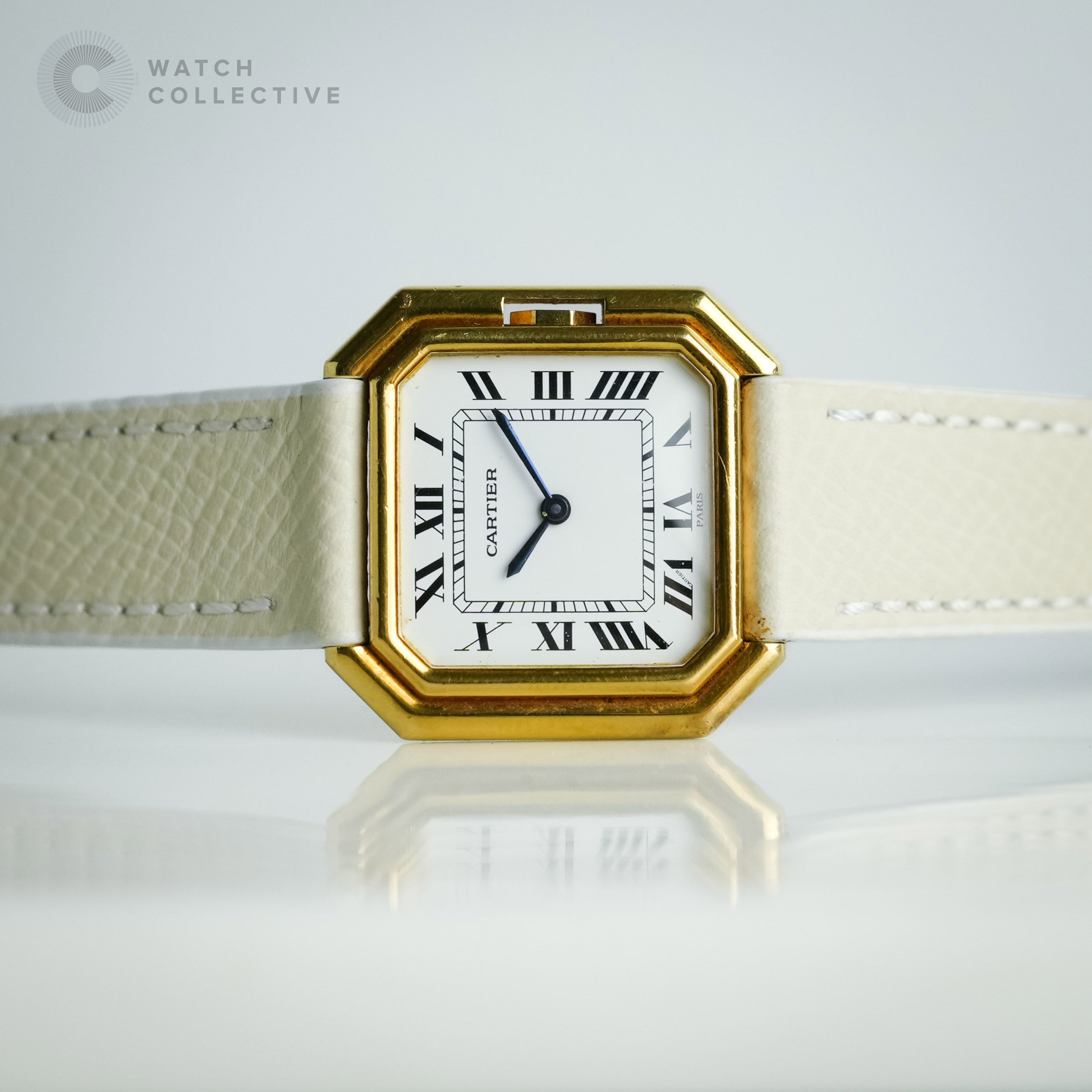 Cartier | 18K Yellow Gold Ceinture manual 27mm 78099 | Watch Collective