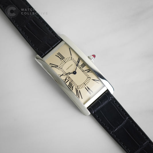 Platinum Cintree Cream Dial Limited Edition 150 piece 46.3mm x 23mm WGTA0193