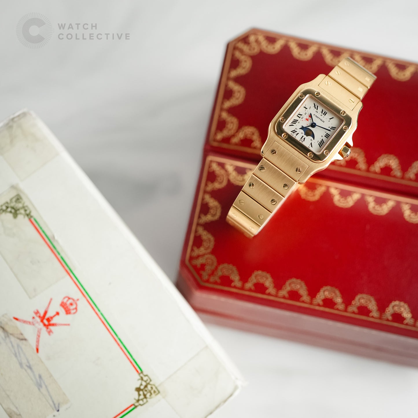 Cartier Khanjar Santos Galbee Moonphase 819902 | Complete Set