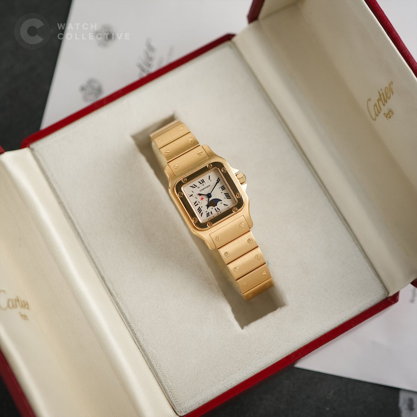 Cartier Khanjar Santos Galbee Moonphase 819902 | Complete Set