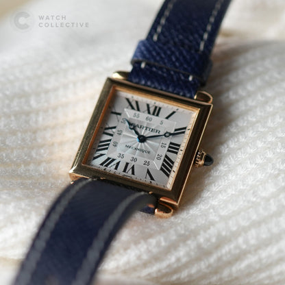 Cartier Tank Obus Mecanique CPCP Yellow Gold W1516956 | Complete Set, dated 1998