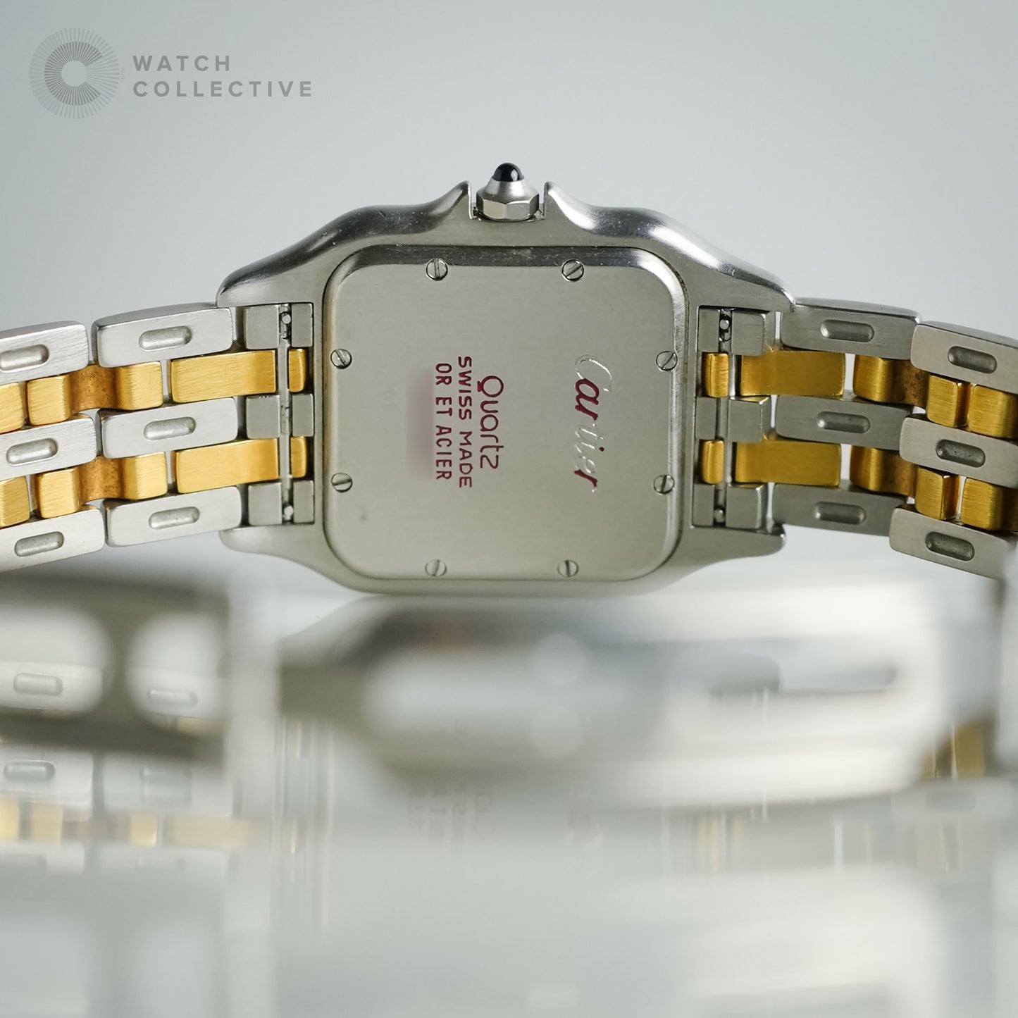 Cartier Panthere medium gold/steel 27mm quartz 183949