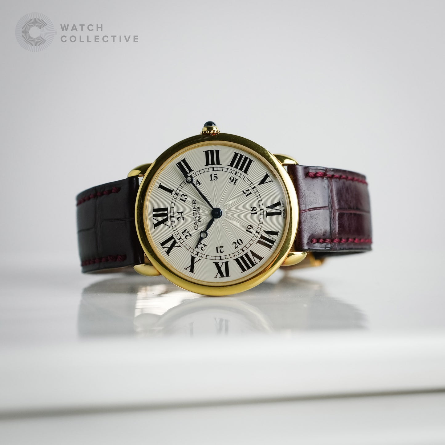 Cartier Ronde Louis 18k Yellow Gold 34mm manual W1527951