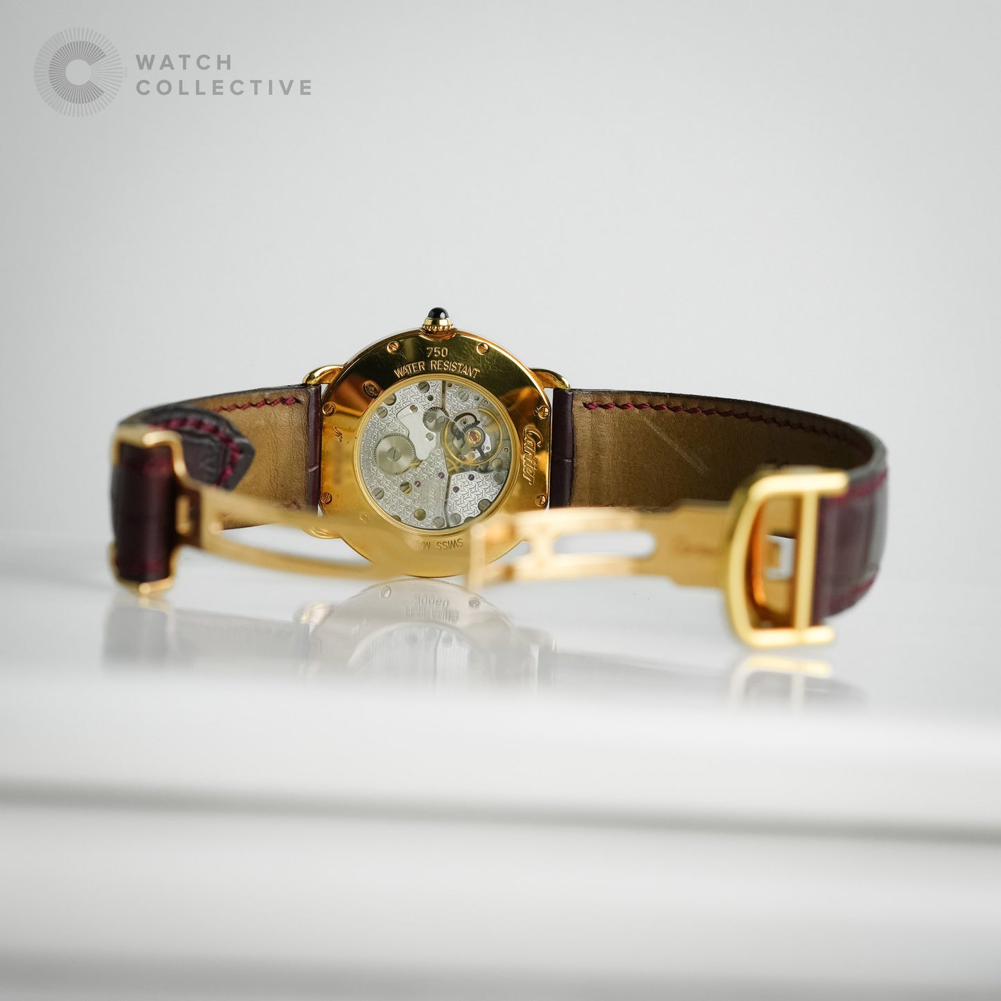Cartier Ronde Louis 18k Yellow Gold 34mm manual W1527951
