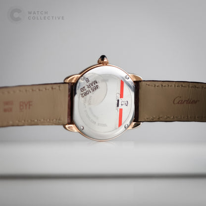 Cartier Ronde Solo Quartz 18k Rose Gold W6701007 | Complete Set