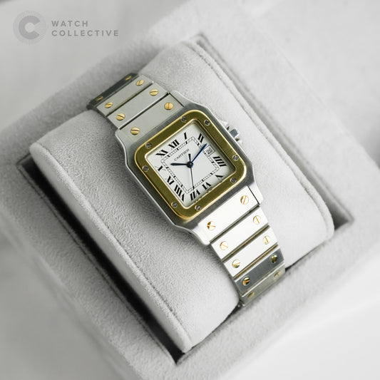 Cartier Santos Carree gold/steel 29x41mm automatic 2961