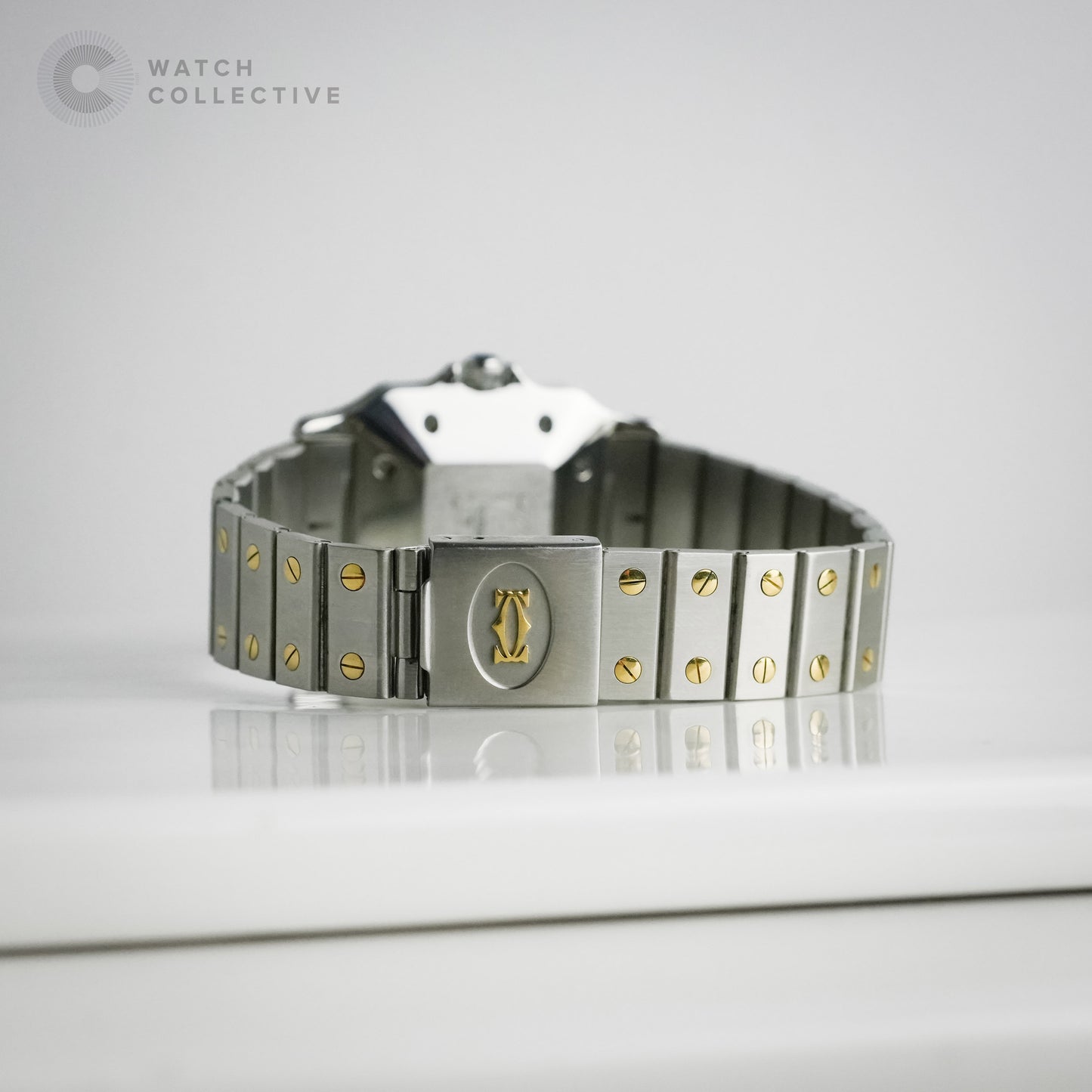 Cartier Santos Carree gold/steel 29x41mm automatic 2961