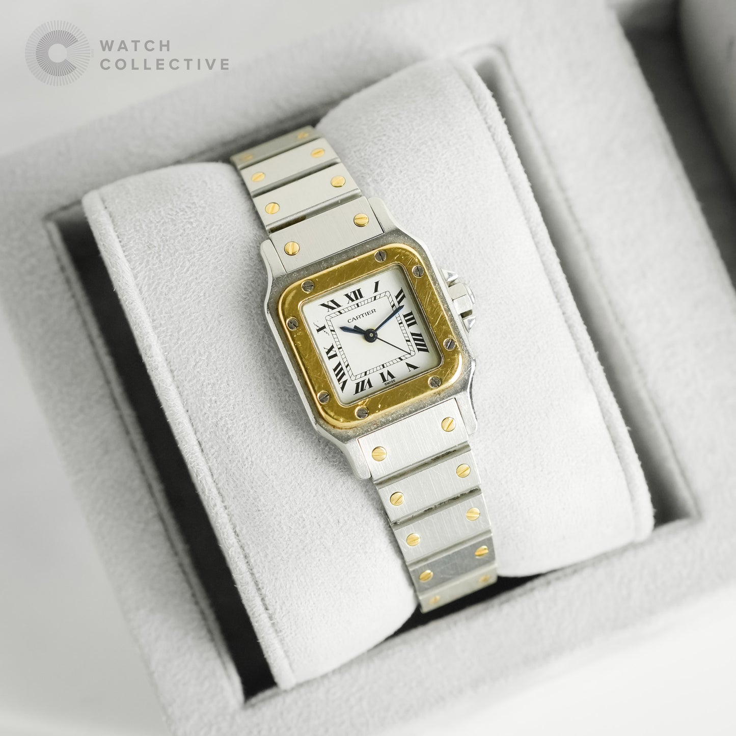 Cartier Santos Carree 2 Tone (half gold) 24mm Automatic