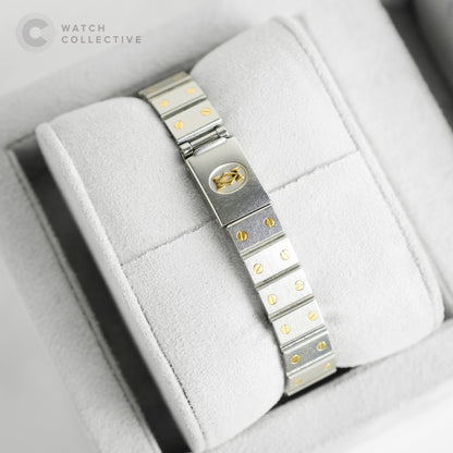 Cartier Santos Carree 2 Tone (half gold) 24mm Automatic