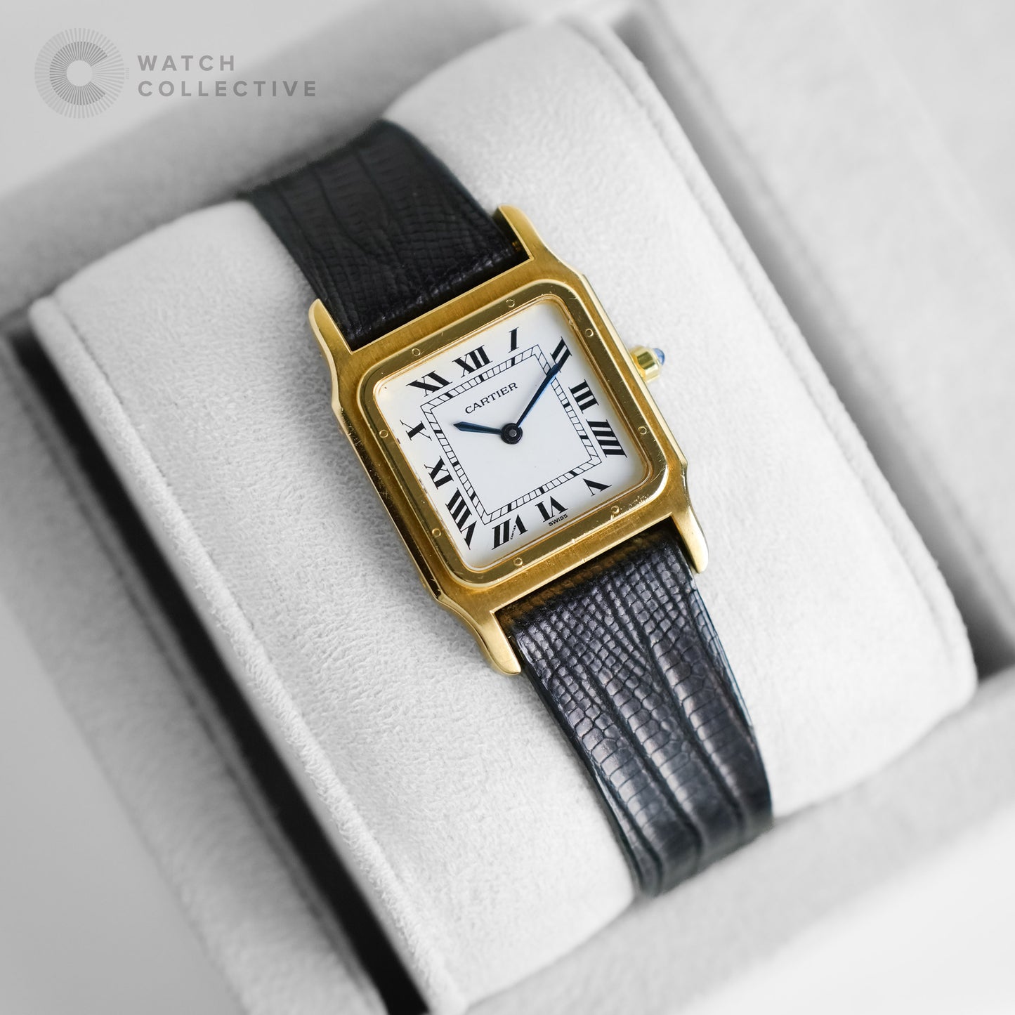 Cartier Santos Dumont 18k yellow gold manual 24.5mm