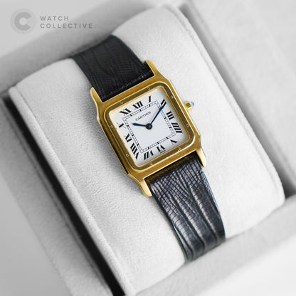 Cartier Santos Dumont 18k yellow gold manual 24.5mm