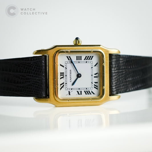Cartier Santos Dumont 18k yellow gold manual 24.5mm