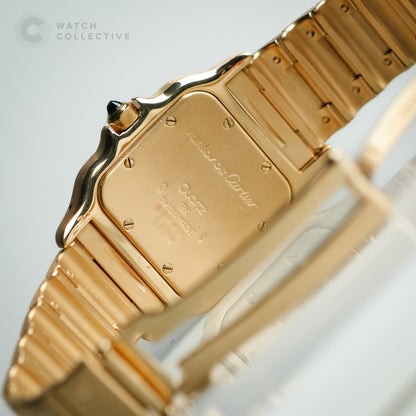 Cartier Santos Galbee 887901 Yellow Gold 29mm Quartz