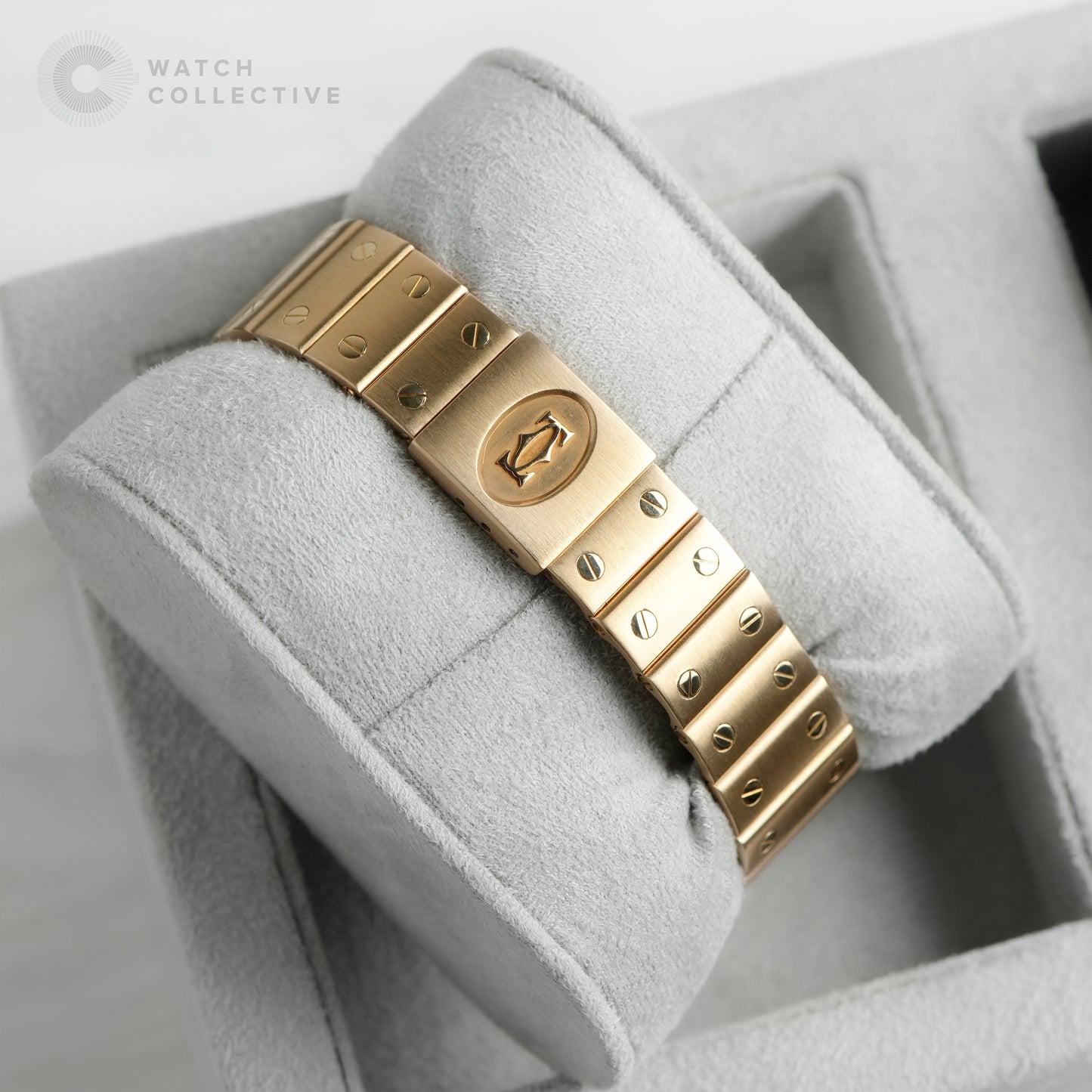 Cartier Santos Galbee Moonphase 18k Yellow Gold 819901