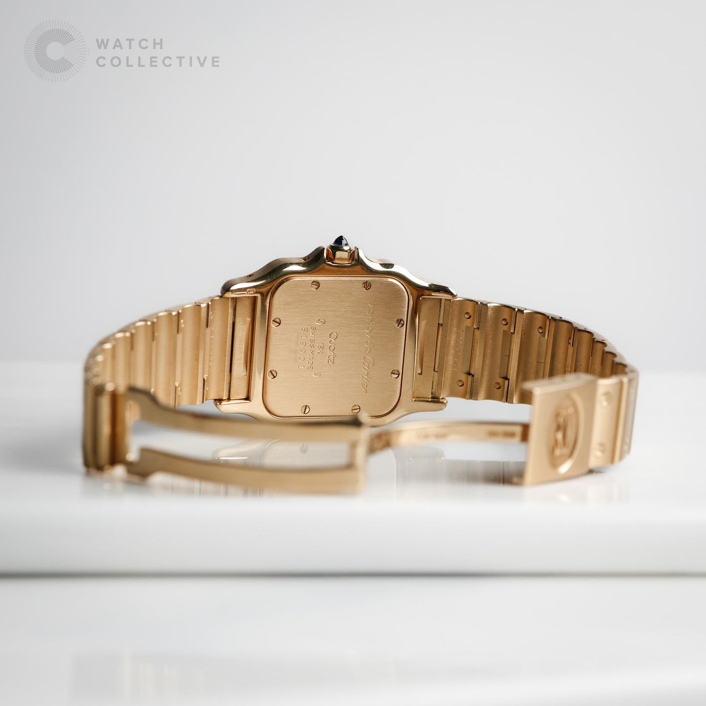 Cartier Santos Galbee Moonphase 18k Yellow Gold 819901