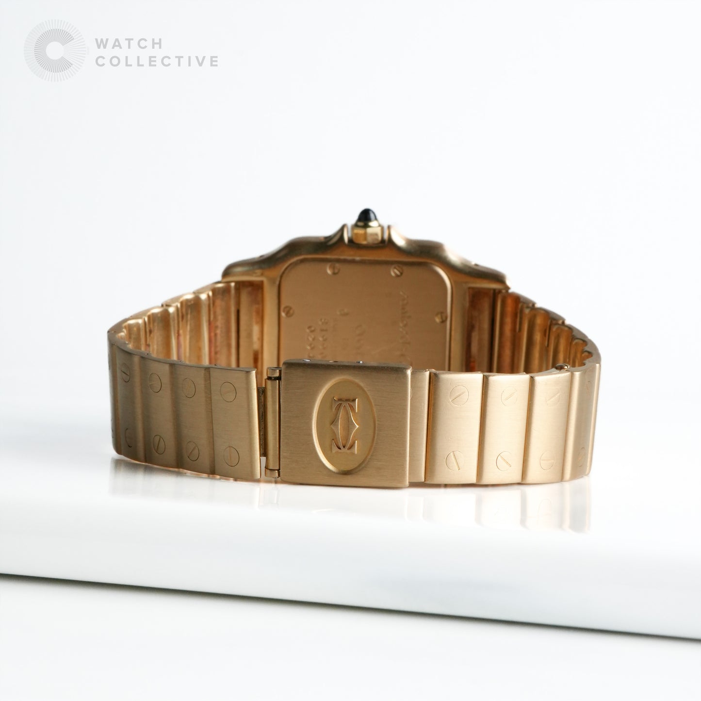 Cartier Santos Galbee Moonphase 18k Yellow Gold 819901 | Complete Set