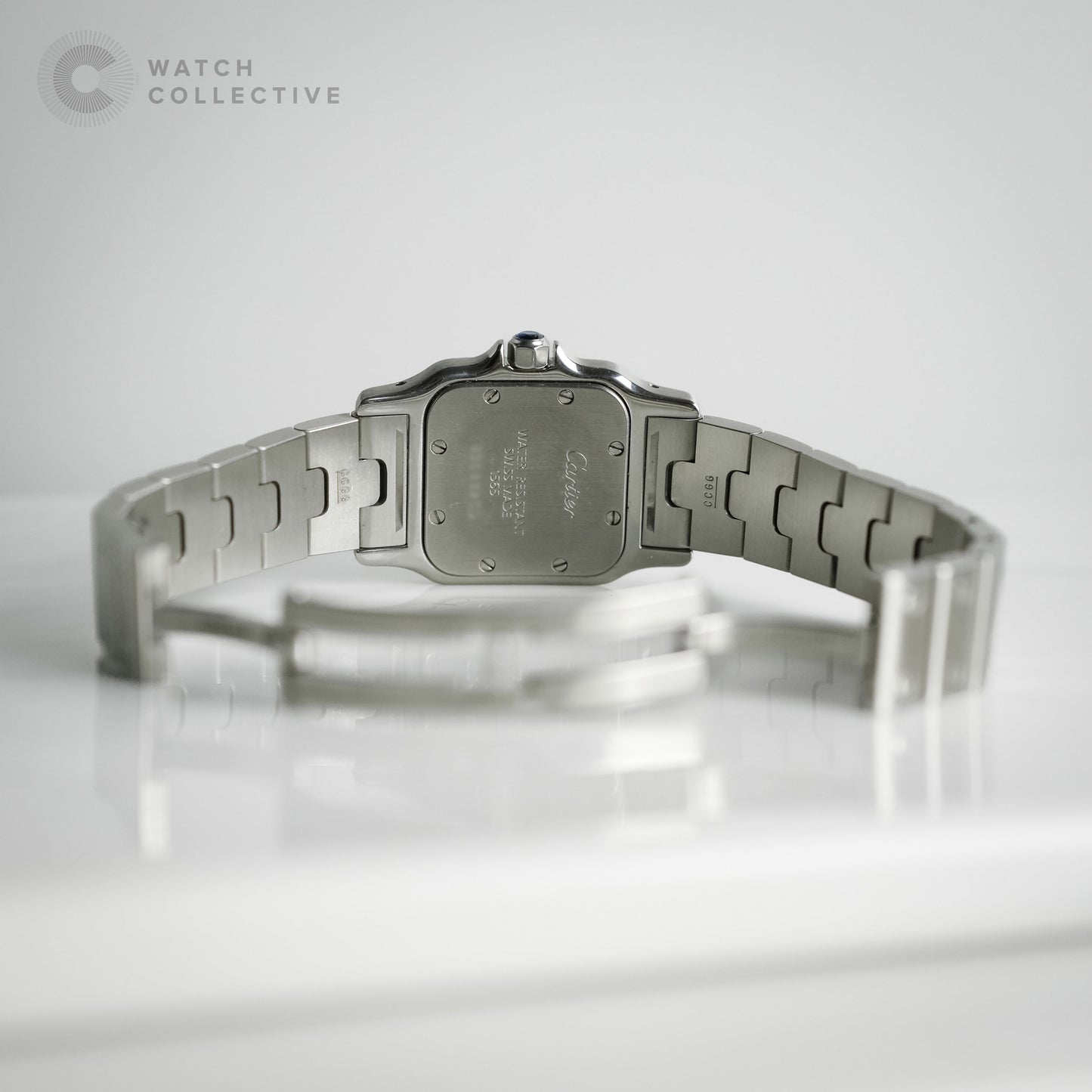 Cartier Santos Galbee Stainless steel 24mm quartz W20064D6