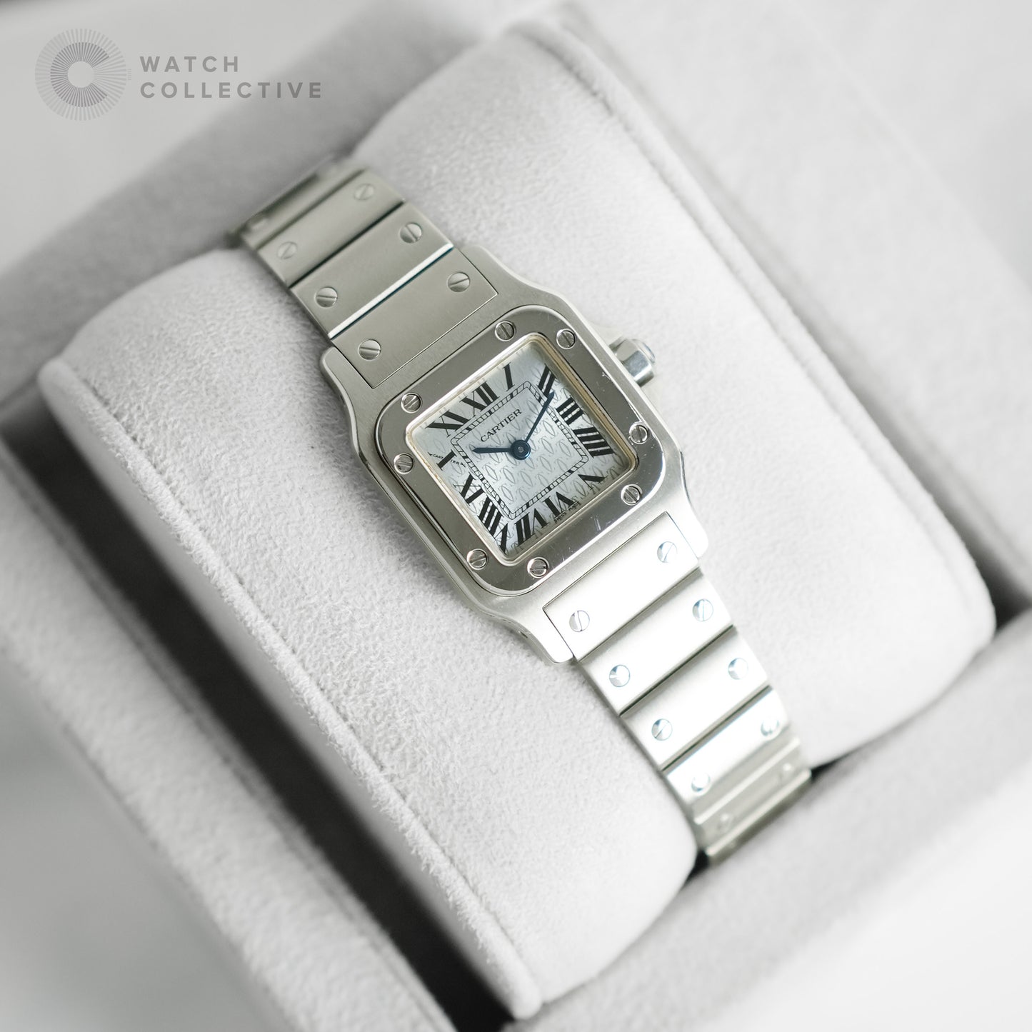Cartier Santos Galbee Stainless steel 24mm quartz W20064D6