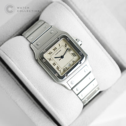 Stainless Steel Santos Galbee Quartz 29mm W20025D6