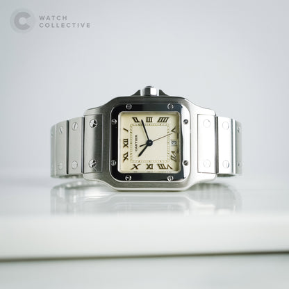 Stainless Steel Santos Galbee Quartz 29mm W20025D6