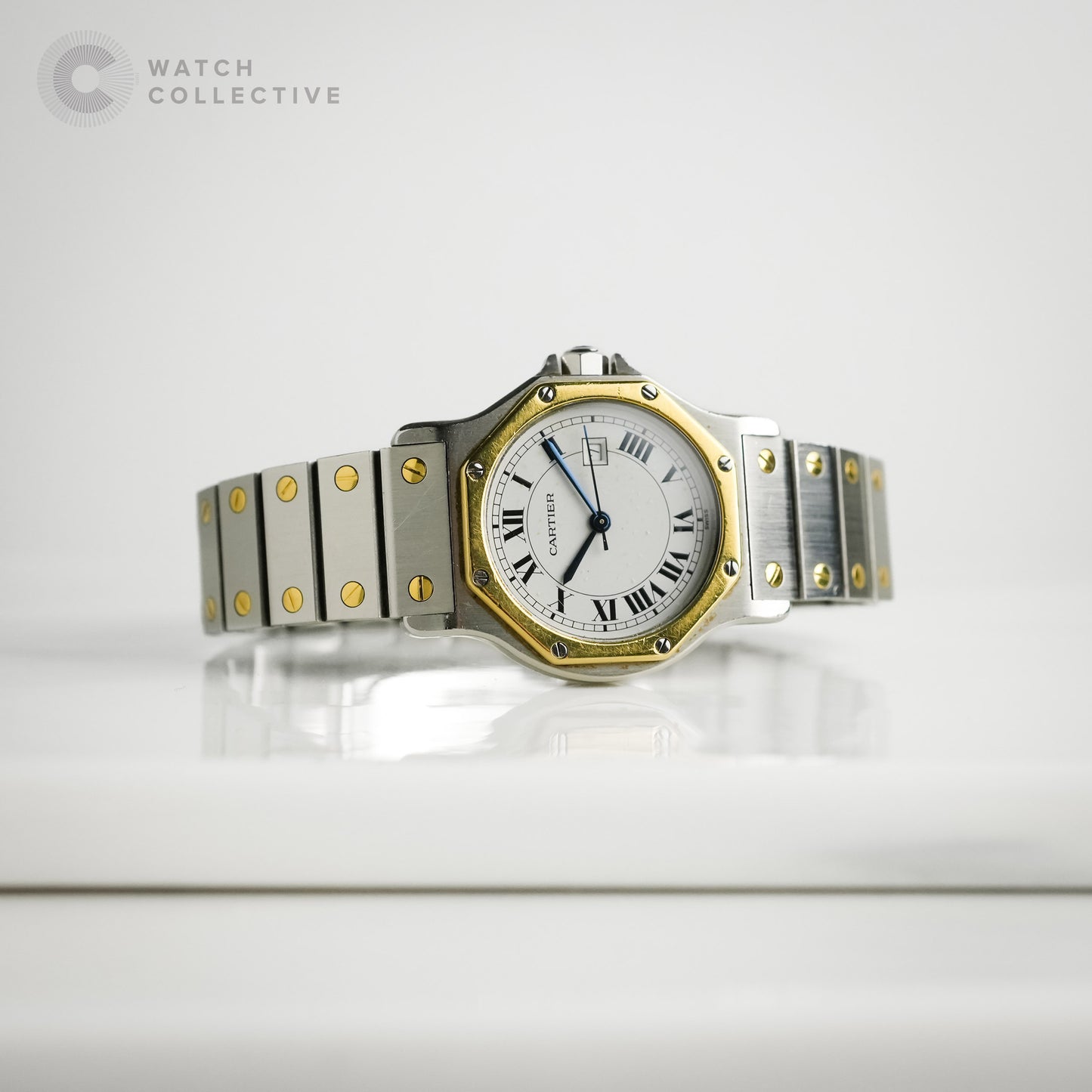 Cartier Santos Octagon 2 Tone 30mm Automatic