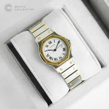Cartier Santos Octagon 2 Tone 30mm Automatic