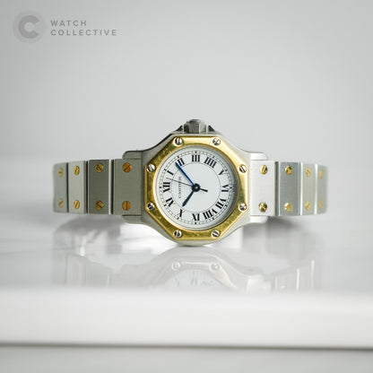 Cartier Santos Octagon Two Tone Gold/Steel 25mm automatic 0907