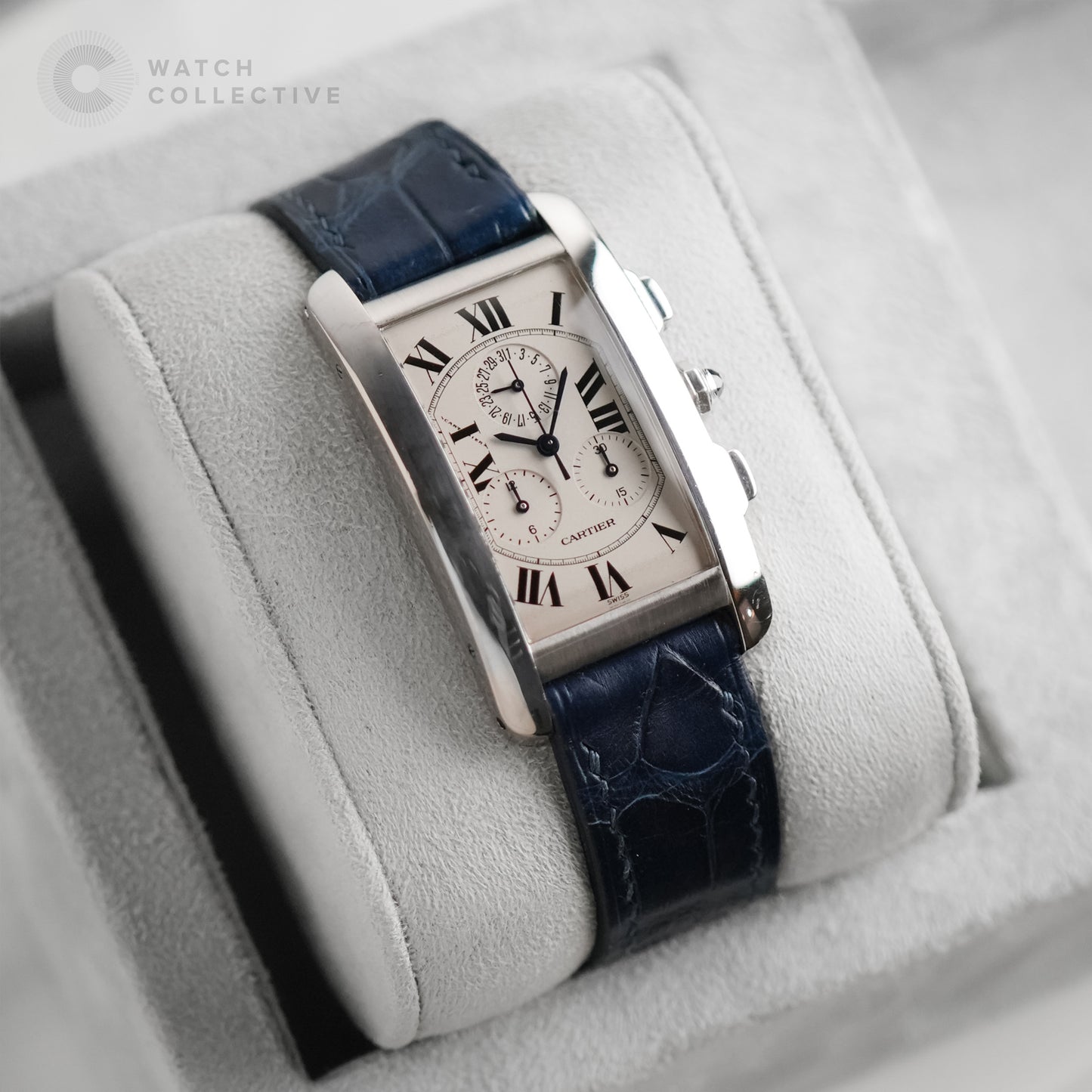 Cartier Tank Americaine White Gold W26033L1