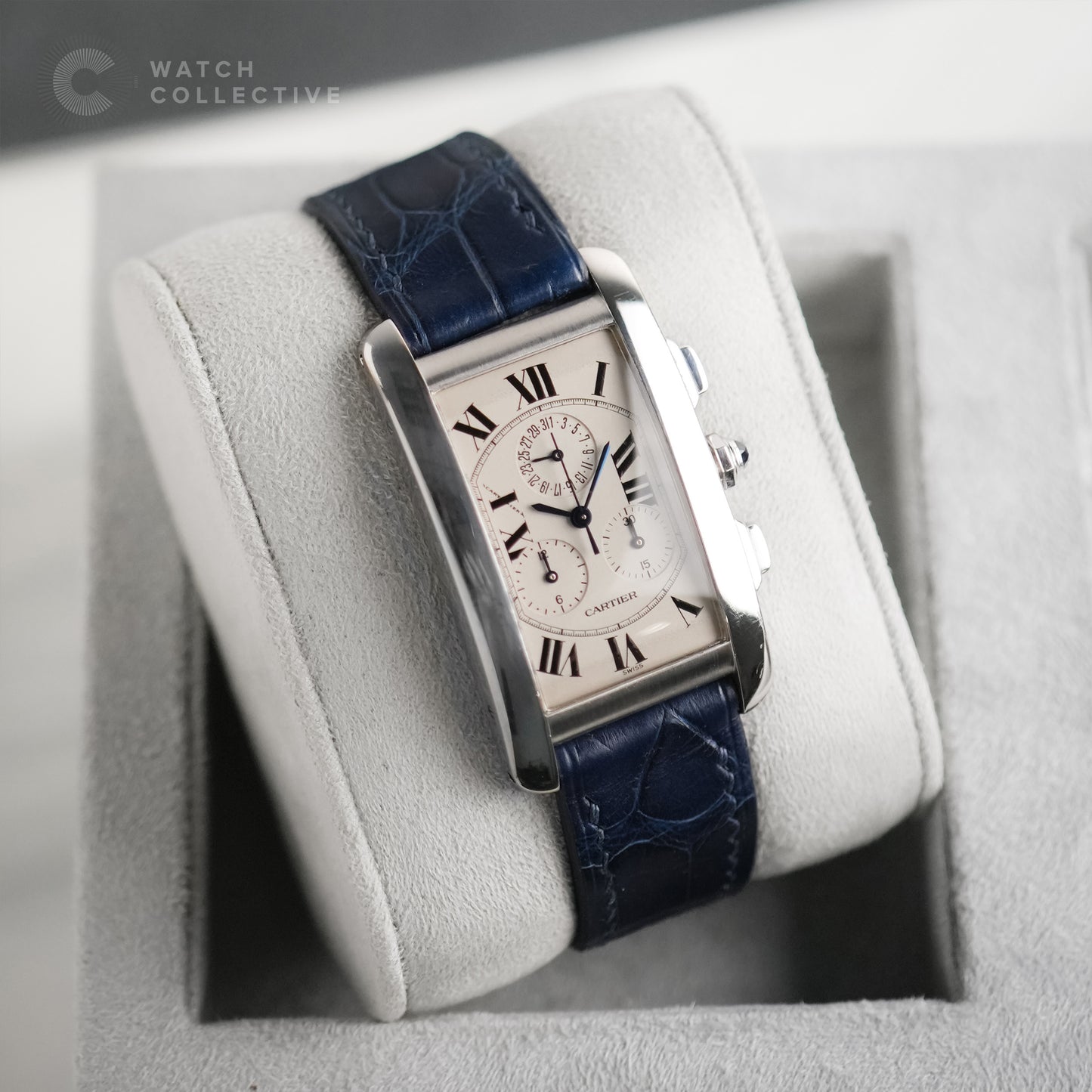 Cartier Tank Americaine White Gold W26033L1